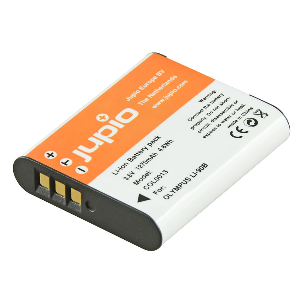 Jupio Value Pack: 2x Battery Li-90B/Li-92B 1270mAh + USB Single Charger for Olympus