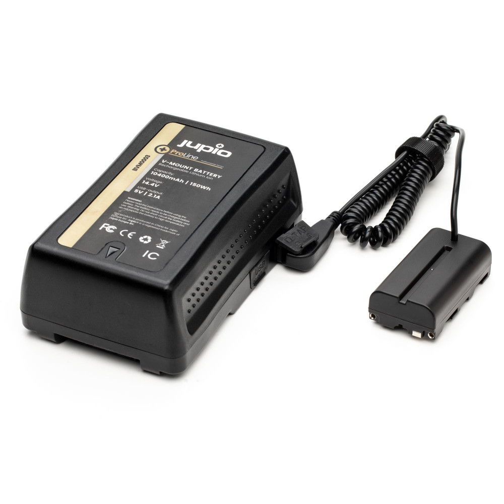 Jupio ProLine NP-F550 (L-series) DTAP Battery Adapter for Sony Cameras