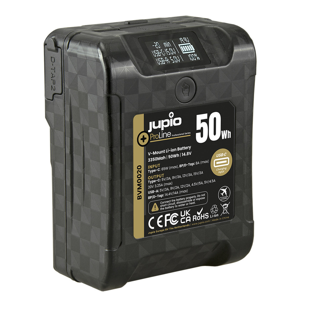 V-Mount Battery Extreme 50 3350mAh (50Wh) | Jupio