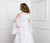 White Lace First Holy Communion Cape – Elegant Girls' Communion Capelet