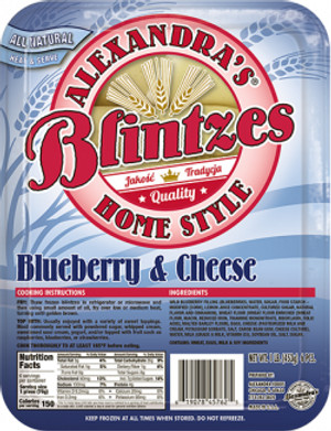 Nalesniki - Polish Blintzes - Blueberry Sweet Cheese