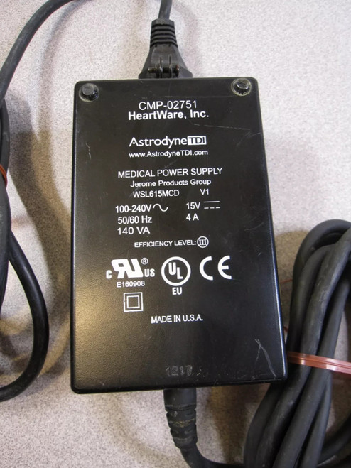 Astrodyne TDI CMP-02751 / WSL615MCD Medical Power Supply 100-240V