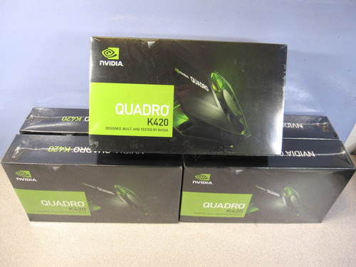 LOT (5x) PNY NVIDIA Quadro K420 Graphics Card VCQK420-PB 1GB DDR3 GPU ~ SEALED