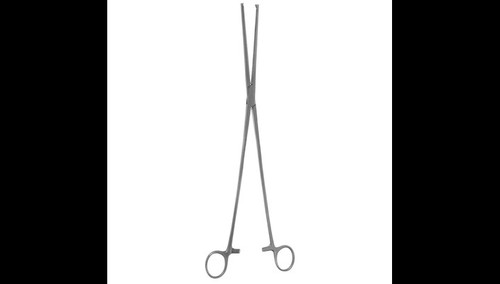V. MUELLER SU2806 Rochester-Oschner Forceps, Straight, Extra-Long, 10"