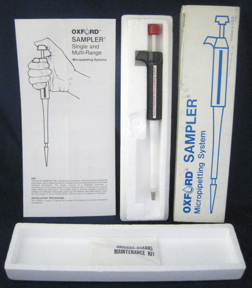 NEW 200uL Fixed Volume Micro Pipette Oxford Series 8000 Precision Sampler Pipet