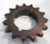 Tri Clover #60 H60BTL15 Single Strand, 15-Teeth Taper Lock Roller Chain Sprocket