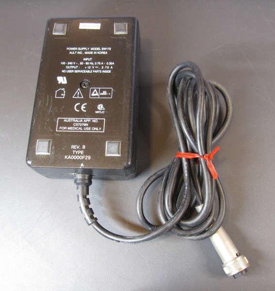 AULT SW172 Medical Display Monitor Power Supply, 5-PIN 100-240V, 12V / 2.75A