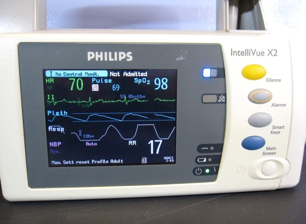 PHILIPS INTELLIVUE X2 MMS M3002A Portable Monitor / Masimo Set, EASI TESTED #D