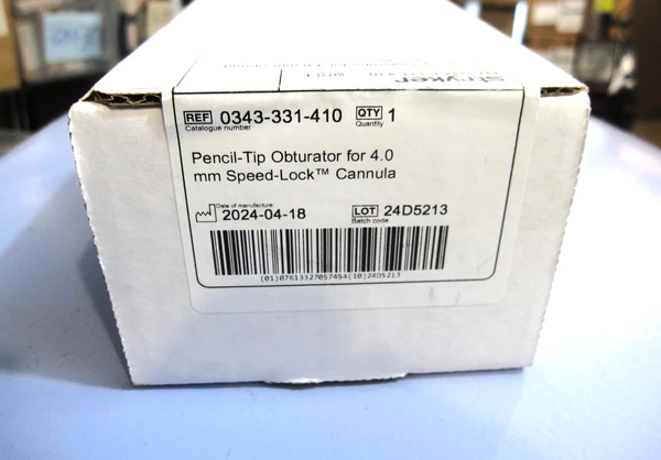 Stryker 343-331-410 Pencil-Tip Obturator for 4.0 mm SpeedLock Brand New MFG 2024