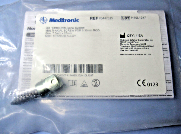Medtronic CD Horizon System, Multi-Axial, Titanium 76447525
