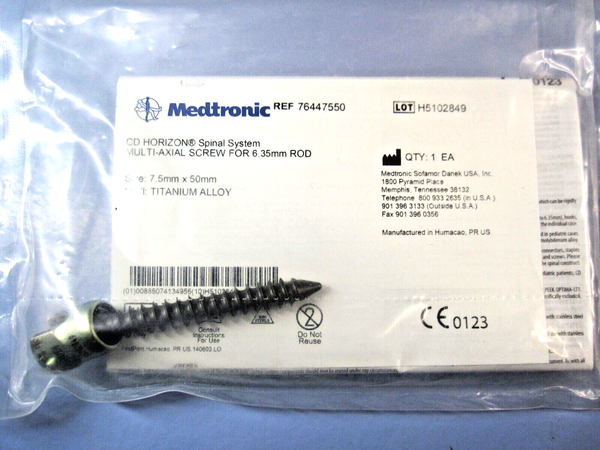 Medtronic CD Horizon System, Multi-Axial, Titanium 76447550