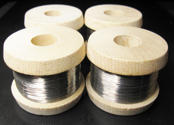 ONE POUND of 316L STAINLESS STEEL WIRE, 16 oz. (1 lb) 4 SPOOLS,  32 ga