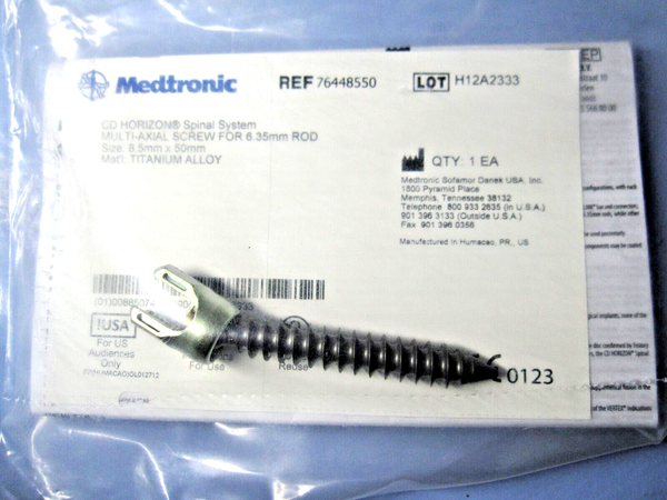 Medtronic CD Horizon System, Multi-Axial, Titanium 76448550