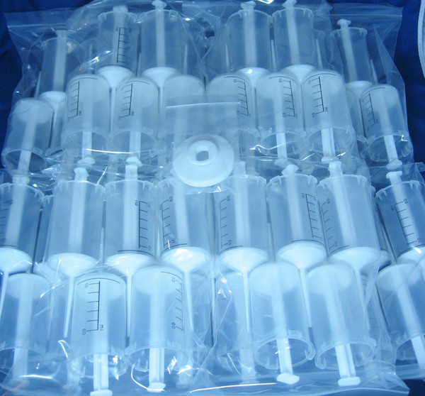 (50/Pack) Oxford 8100 Repeater Pipette Syringe Tip 60 mL w/Adapter Nichiryo SG-Z
