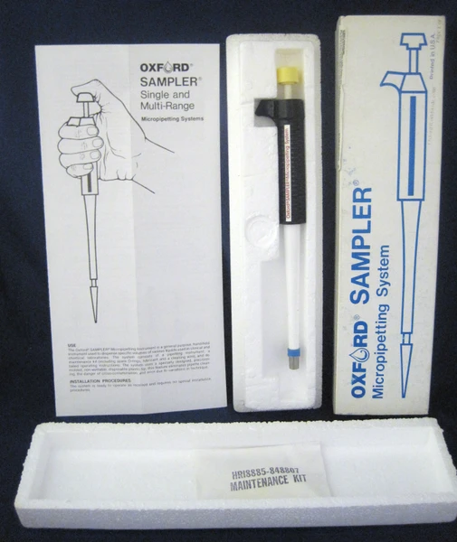NEW 500uL Fixed Volume Micro Pipette Oxford Series 8000 Precision Sampler Pipet