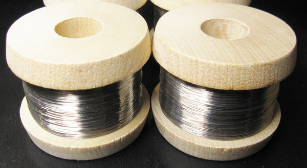 HALF POUND of 316L STAINLESS STEEL WIRE, 8 oz. (1/2 lb) 2 SPOOLS, 36 ga/36 gauge
