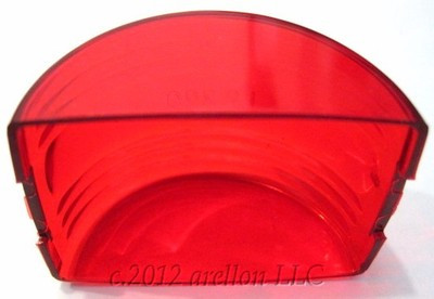 2x of KD LS-320R RED Plastic Light Lenses 3206-061, AKA Truck Lite 99061R