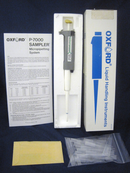 NEW Oxford Series 7000 Sampler System 500uL Fixed Volume Micro Pipette P7000