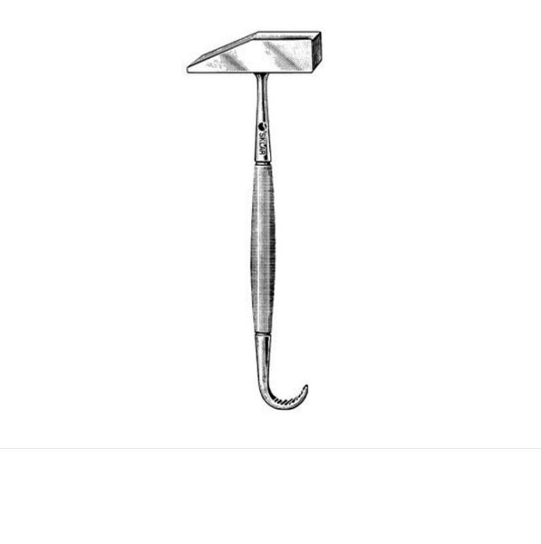 Sklar 40-5910 Steel Bone Mallet W/Hook Handle. Stainless Steel NEW AND SEALED