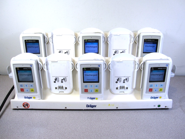 6x Draeger Drager Infinity M300 Units w/Central Charger, Tested/Warranty MS25755