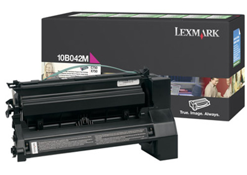 Original Lexmark 10B042M C750 Magenta Prebate High Yield Toner Cartridge