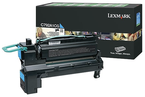 Original Lexmark C792A1CG C792/X792 Cyan Return Program Toner Cartridge