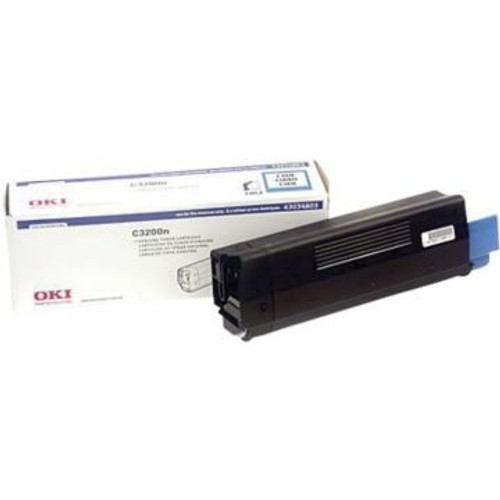 Original OKI 43034803 Cyan Laser Toner Cartridge