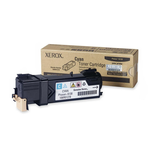 Original Xerox 106R01278 Laser Toner Cartridge for Phaser 6130 Cyan Original Xerox 106R01278 Laser Toner Cartridge for Phaser 6130 Cyan