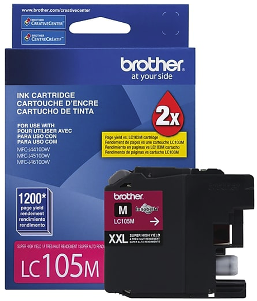 Original Brother LC-105 Magenta Super High Yield Ink Cartridge