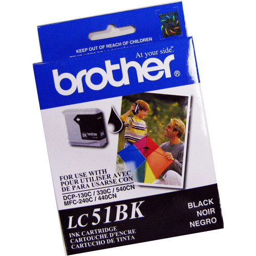 Original Brother LC-51BK Black Ink Cartridge Original Brother LC-51BK Black Ink Cartridge