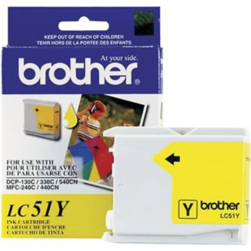 Original Brother LC-51Y Yellow Ink Cartridge Original Brother LC-51Y Yellow Ink Cartridge