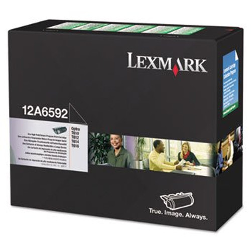 Original Lexmark 12A6592 Optra Black Return Program High-Yield Toner Cartridge Taa Original Lexmark 12A6592 Optra Black Return Program High-Yield Toner Cartridge Taa