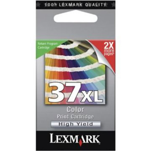Original Lexmark #37XL 18C2180 Return Program High-Yield Inkjet Cartridge Color Original Lexmark #37XL 18C2180 Return Program High-Yield Inkjet Cartridge Color