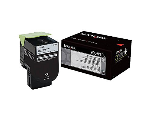 Original Lexmark 700H1 70C0H10 Black High-Yield Laser Toner Cartridge Original Lexmark 700H1 70C0H10 Black High-Yield Laser Toner Cartridge