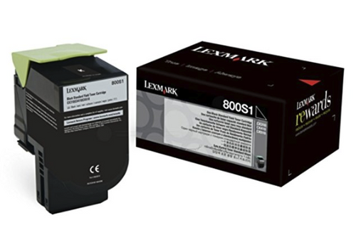 Original Lexmark 80C0S10 800S1 Black Toner Cartridge Unison