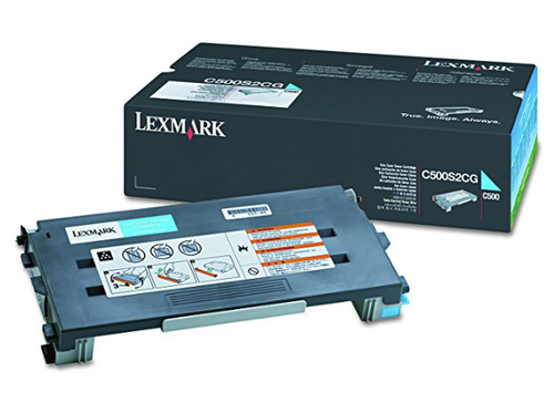 Original Lexmark C500S2CG C500n 1-Sd Cyan Toner Cartridge