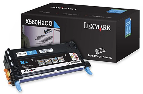 Original Lexmark X560H2CG X560 Cyan High-Yield Toner Cartridge Original Lexmark X560H2CG X560 Cyan High-Yield Toner Cartridge