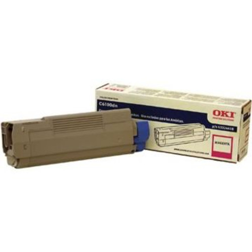 Original OKI 43324418 Toner Cartridge for C6100 Magenta Original OKI 43324418 Toner Cartridge for C6100 Magenta