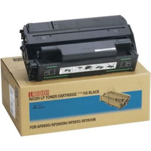 Original Ricoh LP Toner Cartridge Type 115 for AP2600, AP2600N, AP2610, AP2610N Black Original Ricoh LP Toner Cartridge Type 115 for AP2600, AP2600N, AP2610, AP2610N Black