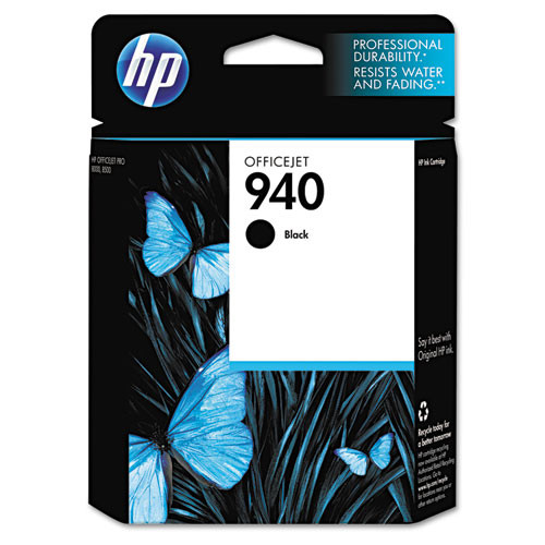Original HP C4902AN 140 940 OfficeJet 8000 8500 Black Ink Cartridge