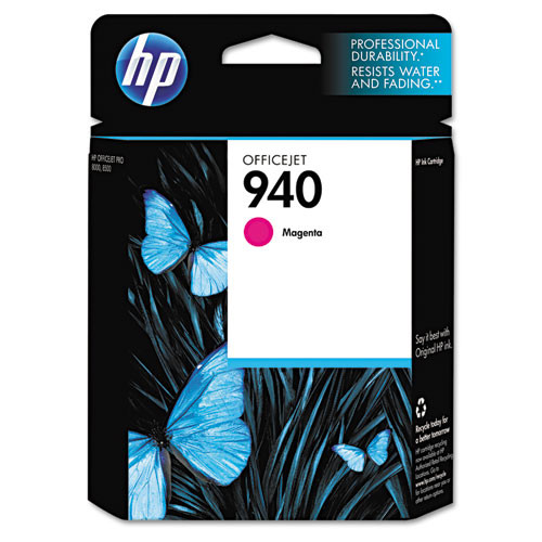 Original HP C4904AN 140 940 OfficeJet 8000 8500 Magenta Ink Cartridge