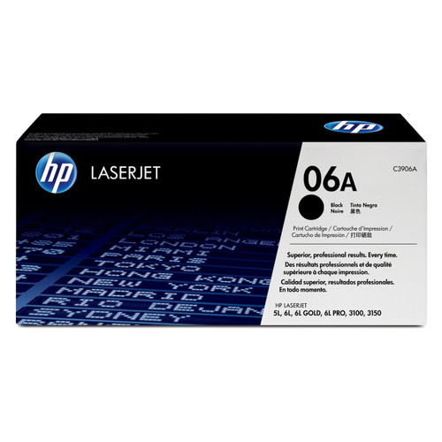 HP 06A C3906A Black LaserJet Toner Cartridge HP 06A C3906A Black LaserJet Toner Cartridge