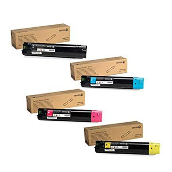 Original Xerox Phaser 6700 Set Black Cyan Magenta Yellow Toner Cartridge 4-Pack 106R01503 106R01504 106R01505 106R01506