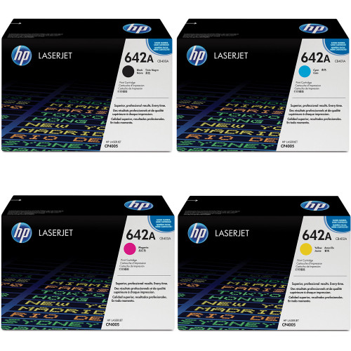 OEM HP 642A CB400A CB401A CB402A CB403A Toner Cartridge CMYK Combo Set OEM HP 642A CB400A CB401A CB402A CB403A Toner Cartridge CMYK Combo Set
