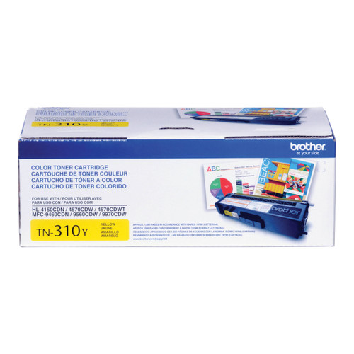Original Brother TN-310Y Yellow Laser Toner Cartridge Original Brother TN-310Y Yellow Laser Toner Cartridge