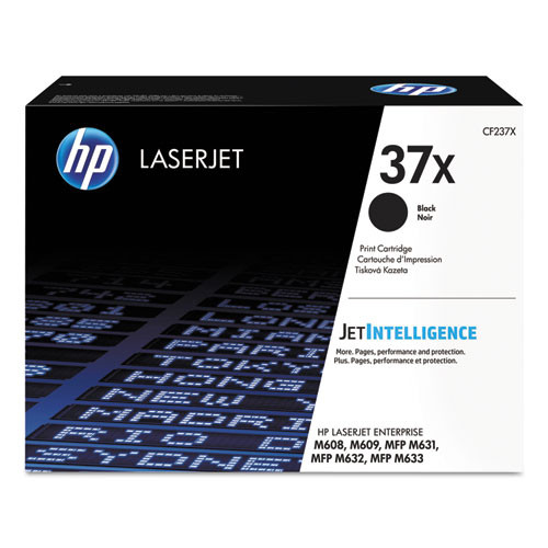 Original HP CF237X 37X Black High-Yield Toner Cartridge