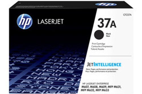 Original HP 37A CF237A Black LaserJet Toner Cartridge