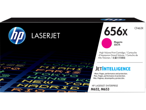 HP 656X Magenta CF463X High Yield Original LaserJet Toner Cartridge