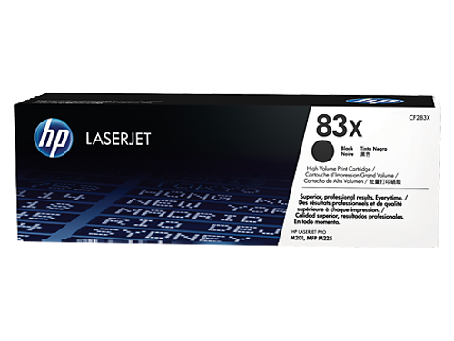 HP 83X CF283X Black High-Yield Original LaserJet Toner Cartridge HP 83X CF283X Black High-Yield Original LaserJet Toner Cartridge