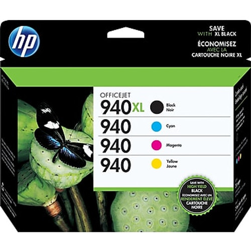 HP 940XL 940 Black and Color Original Ink Cartridges